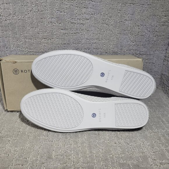 Rothy's The Flat Salt Honeycomb Slip On Flats Shoes Women's Size US 10.5, 11.5 - Picture 6 of 10
